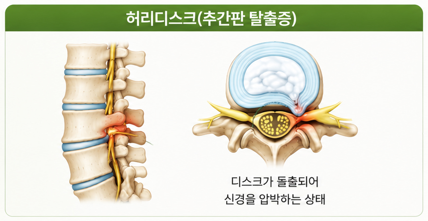 허리디스크 추간판탈출증